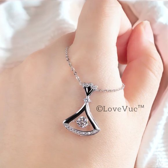 Jewelry - Certified 1/2ct. t.w. Diamond Dancing Princess Necklace